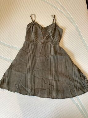Women’s Olive Green Strappy Summer Dress